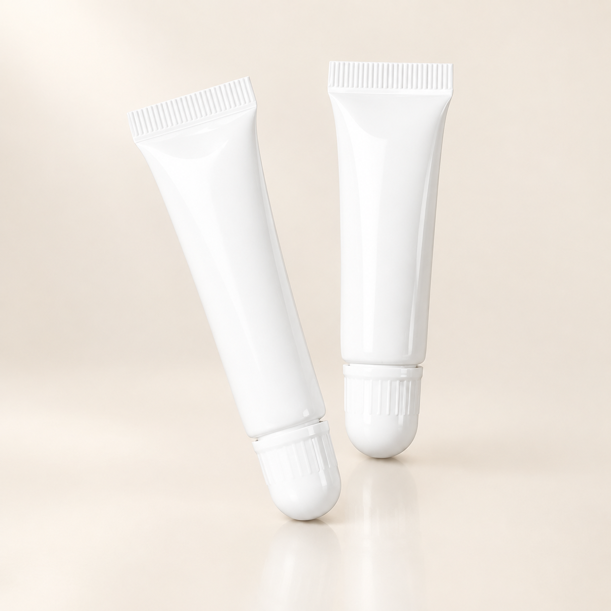 tube-Lip02 หลอดลิปกลอส - ขาว 5-10ml